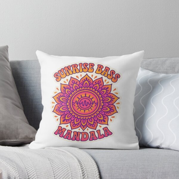 Item preview, Sunrise Bass Mandala Psychedelic Electronic Art designed and sold by |TRSSHOP|.