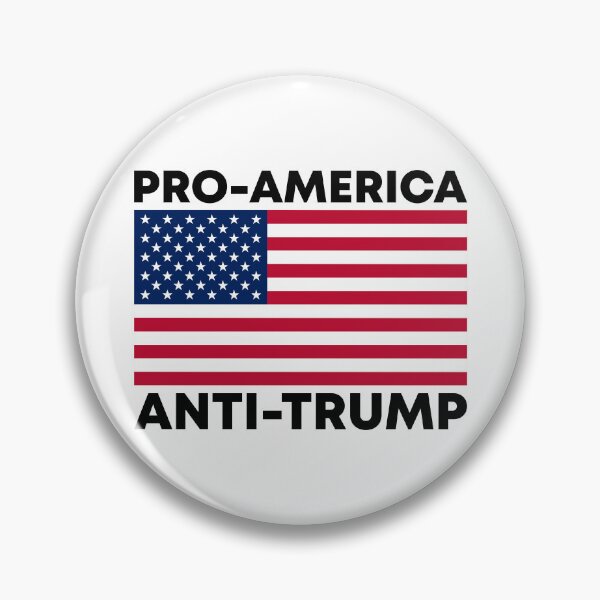 Item preview, Pro America Anti Trump - American Flag Patriotic designed and sold by PixVib.