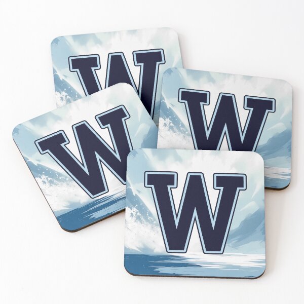 Item preview, Navy Blue Letter W – Initial Monogram for Boys designed and sold by roxysnextgenart.