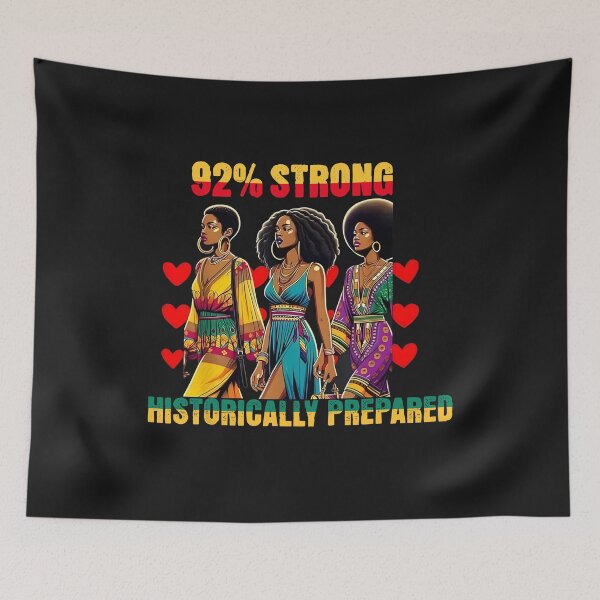 Item preview,  92 Percent Black Women Shirt - 92% Strong Historically Prepared designed and sold by H3ll-Ash-Studio.