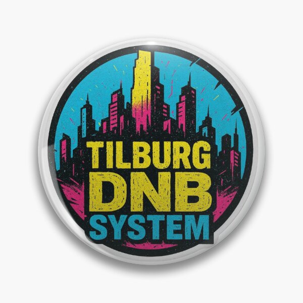 Item preview, Tilburg DNB System Electronic City Illustration designed and sold by |TRSSHOP|.