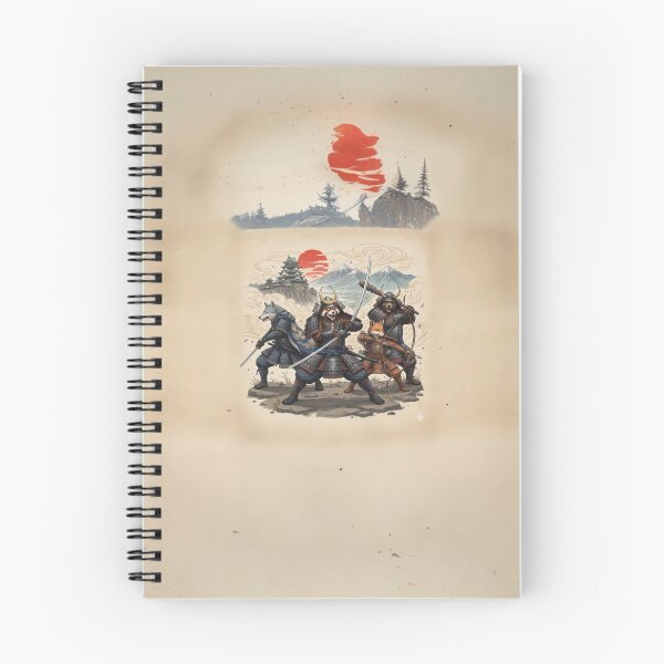 Item preview, Anthropomorphic Animal Samurai Fine Art Illustration designed and sold by craftedd.