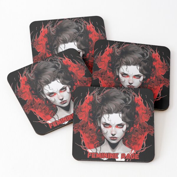 Item preview, Feminine Rage Dark Feminine Gothic Woman Art designed and sold by LazyButGenius.