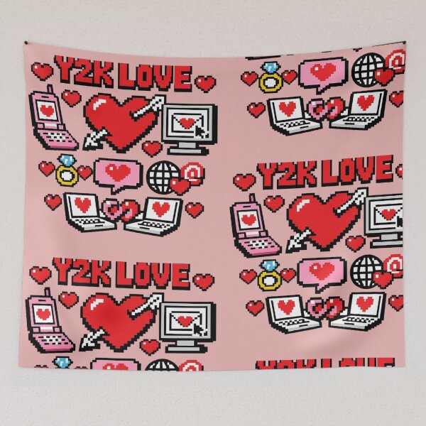 Item preview, Retro 8-Bit Valentine Cyber Romance Graphic designed and sold by craftedd.