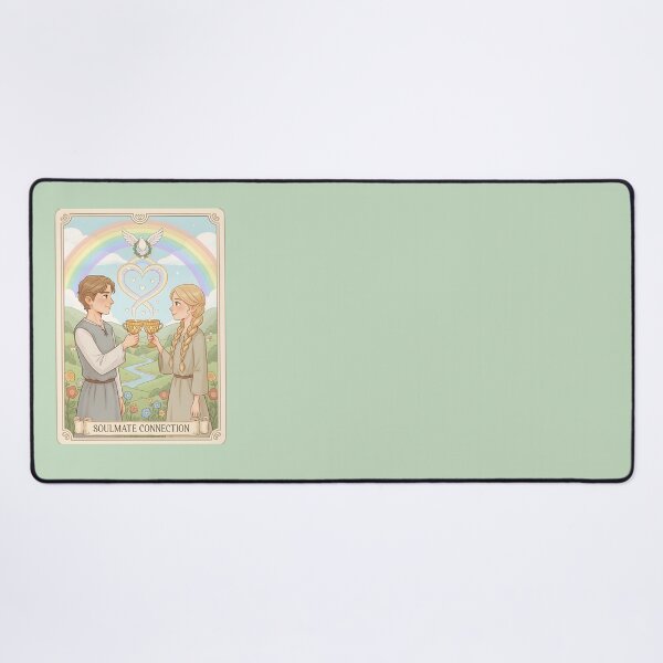 Item preview, Soulmate Connection Tarot Style Illustration designed and sold by Teenidesign .
