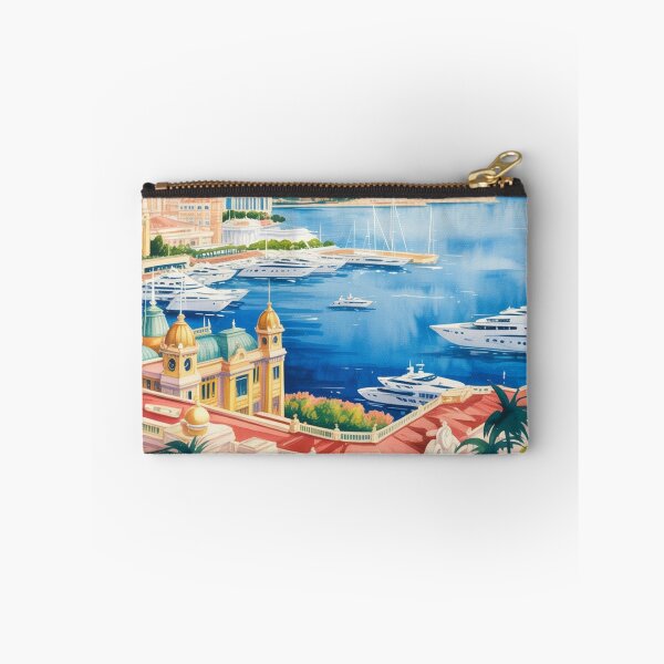 Item preview, Watercolor Painting Monaco View designed and sold by ArtQueen777.