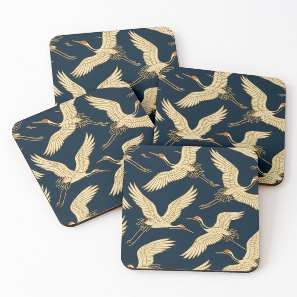 Item preview, Cranes Pattern  designed and sold by Akali Design.