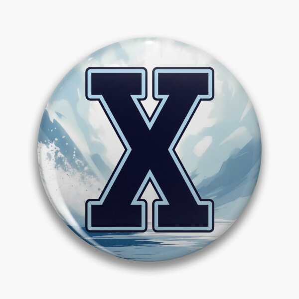 Item preview, Navy Blue Letter X – Initial Monogram for Boys designed and sold by roxysnextgenart.