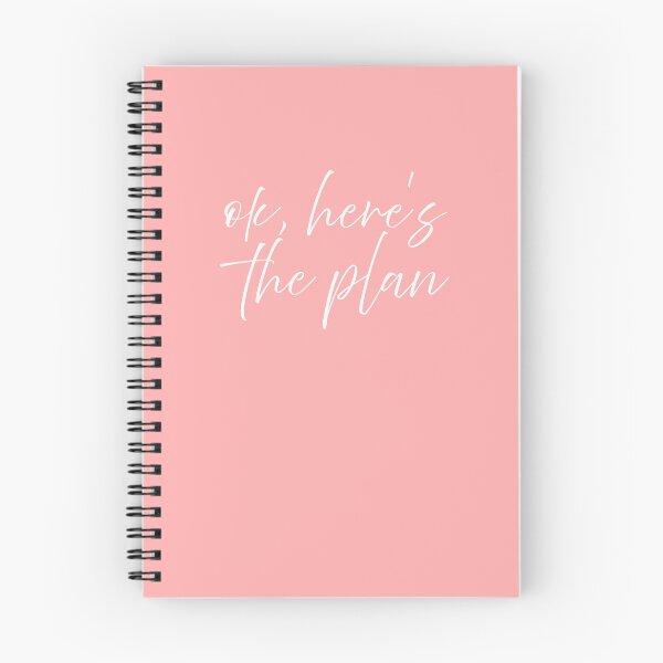 Item preview, Ok Here's The Plan - Simple Pink Typography designed and sold by Maryam_ART.