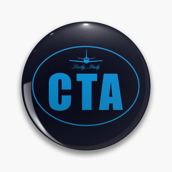 Item preview, CTA Sicily Italy Airport Code designed and sold by Lartheviking.