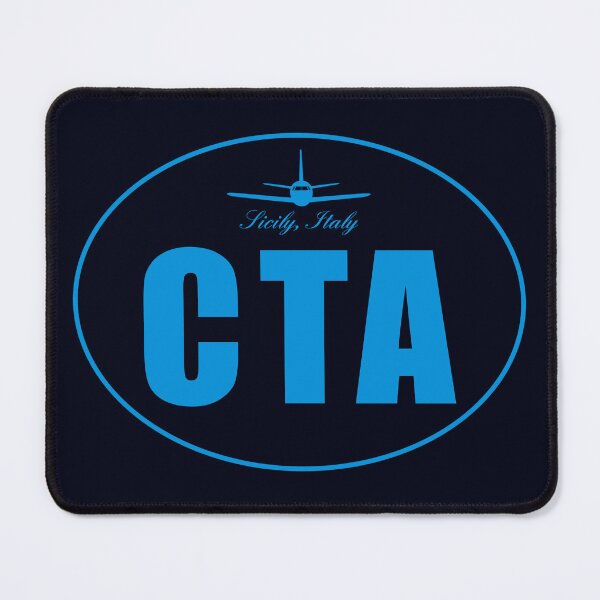Item preview, CTA Sicily Italy Airport Code designed and sold by Lartheviking.