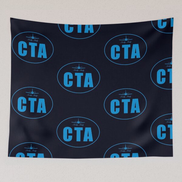 Item preview, CTA Sicily Italy Airport Code designed and sold by Lartheviking.