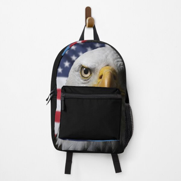 Item preview, Freedom's Gaze - Patriotic American Eagle 12K - Flag Edition designed and sold by NaturalBeautySebastian .