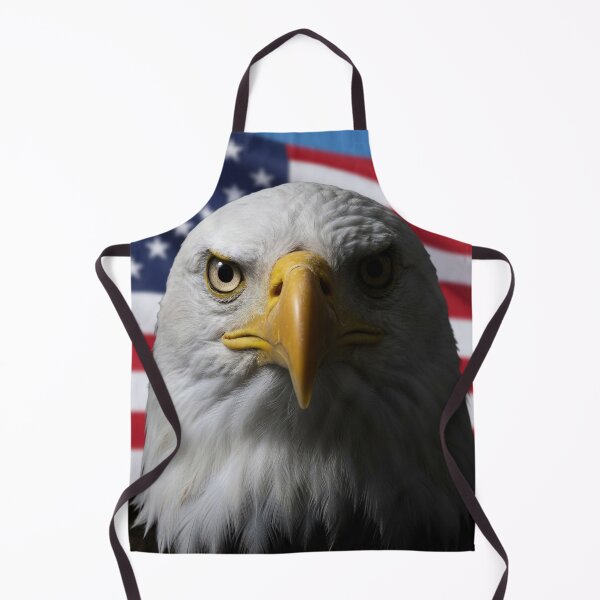 Item preview, Freedom's Gaze - Patriotic American Eagle 12K - Flag Edition designed and sold by NaturalBeautySebastian .