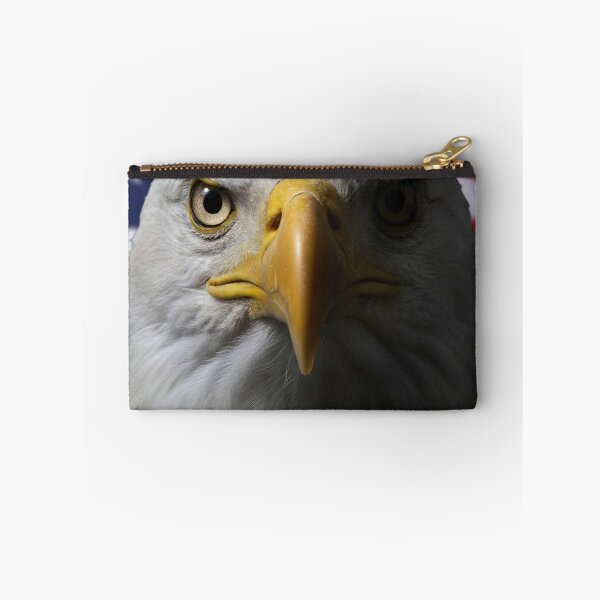 Item preview, Freedom's Gaze - Patriotic American Eagle 12K - Flag Edition designed and sold by NaturalBeautySebastian .