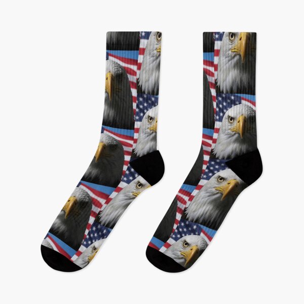 Item preview, Freedom's Gaze - Patriotic American Eagle 12K - Flag Edition designed and sold by NaturalBeautySebastian .