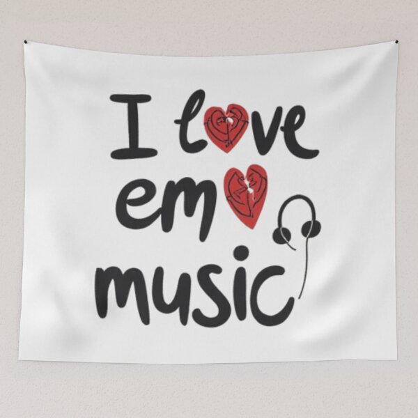 Item preview, I Love Emo Music – Alternative Music designed and sold by Mukesh Saxena.