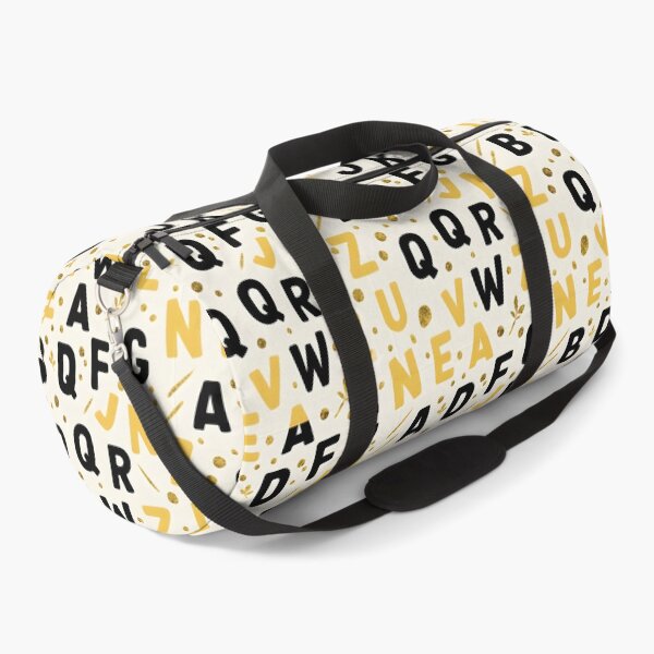 Item preview, Modern Black and Gold Alphabet - Glam ABC Pattern for Educators designed and sold by DraftNDreamShop.