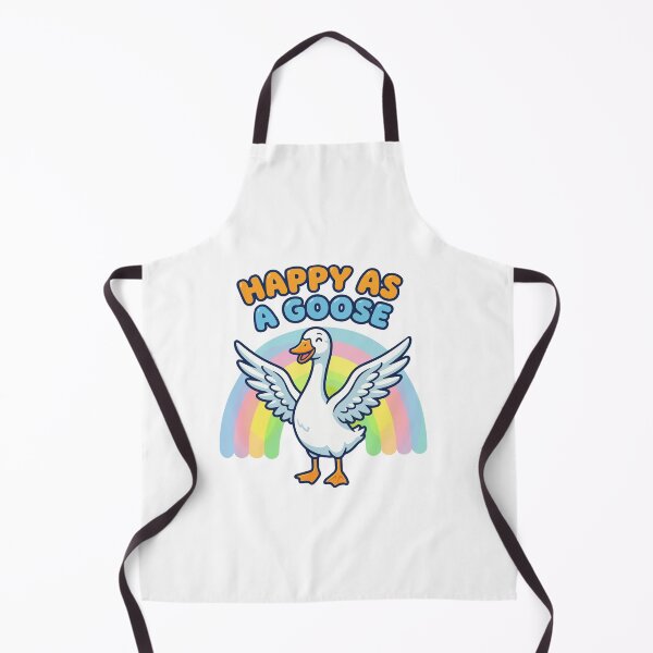 Item preview, Happy As A Goose - Rainbow Positive Vibes Happy Goose designed and sold by AliveStyle.