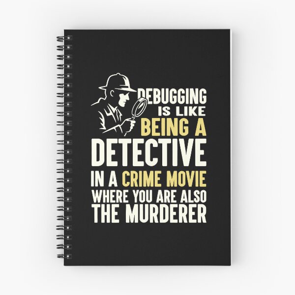 Item preview, Debugging Detective Computer Science and Programmer Humor designed and sold by SplashTastic.