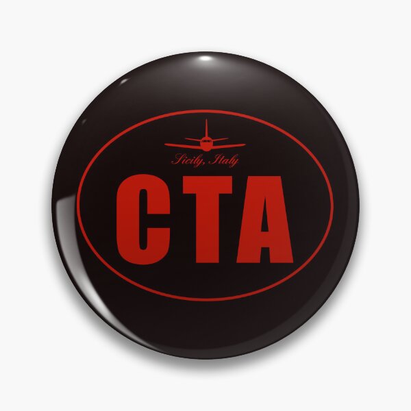 Item preview, CTA Sicily Italy Airport Code designed and sold by Lartheviking.