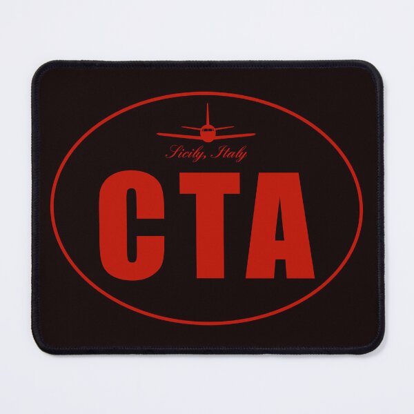 Item preview, CTA Sicily Italy Airport Code designed and sold by Lartheviking.