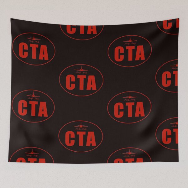 Item preview, CTA Sicily Italy Airport Code designed and sold by Lartheviking.