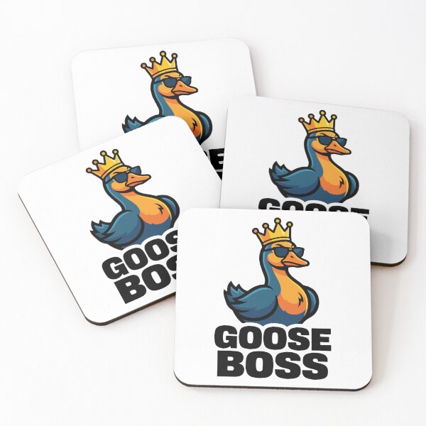 Item preview, Royal Goose King - Crown and Sunglasses Cool Duck Art designed and sold by AliveStyle.