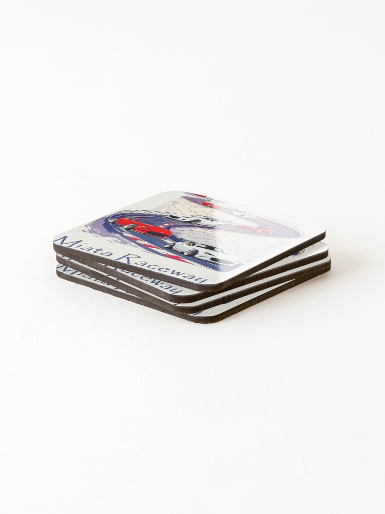 Thumbnail 4 of 5, Coasters (Set of 4), Miata Raceway designed and sold by MyYata.