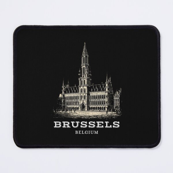 Item preview, A Vintage Travel Illustration of Brussels - Belgium designed and sold by GoodOldVintage.