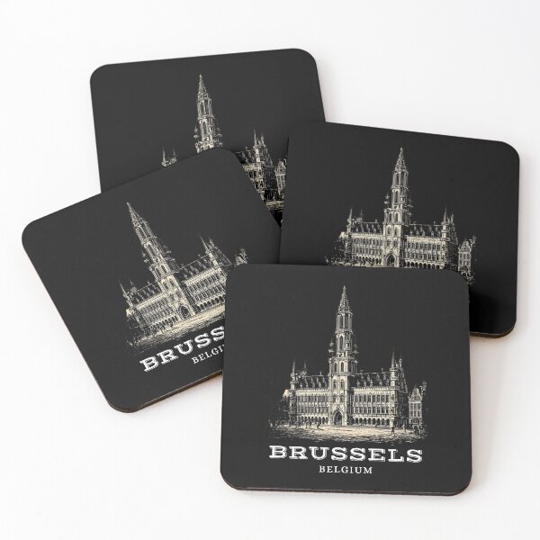 Item preview, A Vintage Travel Illustration of Brussels - Belgium  designed and sold by GoodOldVintage.