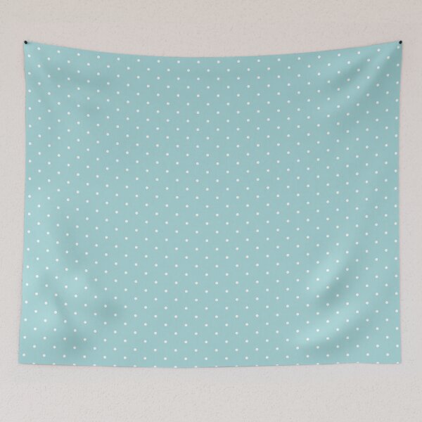 Item preview, Pastel cyan and white Polka dot pattern designed and sold by RishabhArts1.