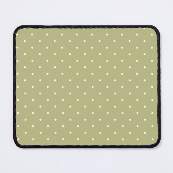 Item preview, Pastel olive and white Polka dot pattern designed and sold by RishabhArts1.