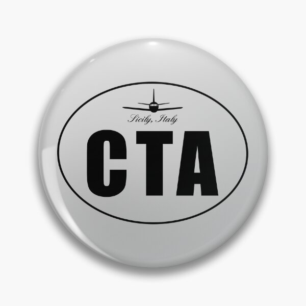 Item preview, CTA Sicily Italy Airport Code designed and sold by Lartheviking.