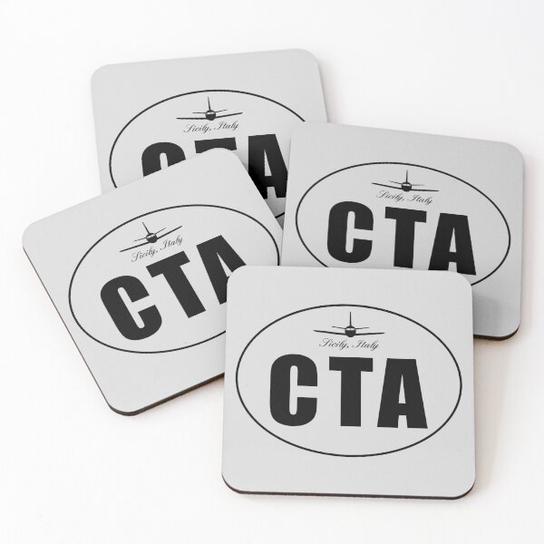 Item preview, CTA Sicily Italy Airport Code designed and sold by Lartheviking.