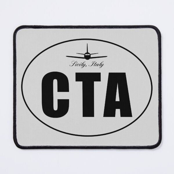 Item preview, CTA Sicily Italy Airport Code designed and sold by Lartheviking.