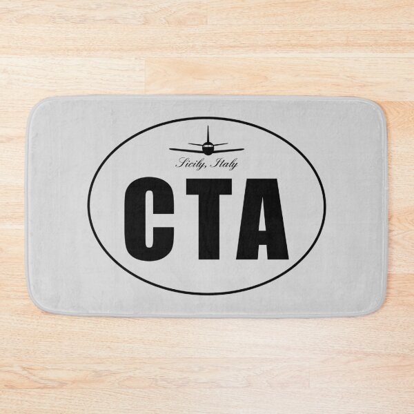Item preview, CTA Sicily Italy Airport Code designed and sold by Lartheviking.