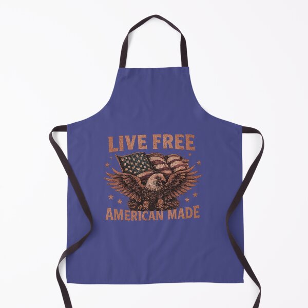 Artikelvorschau, Live Free American Made Bald Eagle USA Flag Vintage Design. entworfen und verkauft von LunaPrintCo.