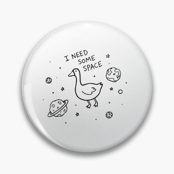 Item preview, I Need Some Space - Introvert Goose in Outer Space designed and sold by AliveStyle.
