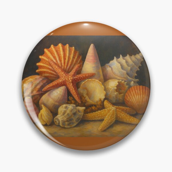 Item preview, Beautiful Seashell Still Life Painting  designed and sold by Halifaxartguy.