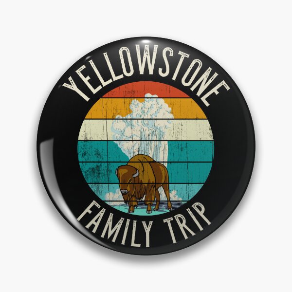 Item preview, Yellowstone National Park Family Vacation Geyser Bison designed and sold by Carl's Clothing.