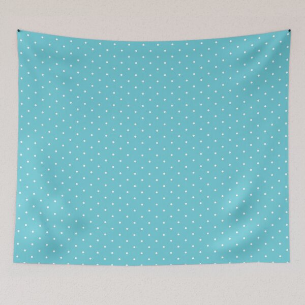 Item preview, Pastel ocean and white Polka dot pattern designed and sold by RishabhArts1.