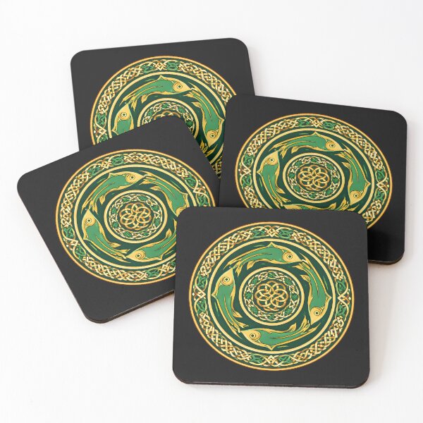 Item preview, Celtic Knot Fish Triskelion Mandala designed and sold by EimSol.