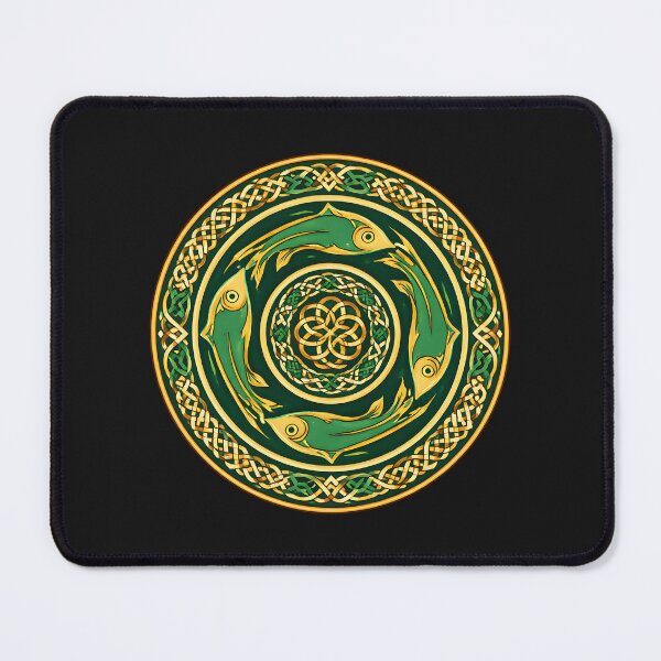 Item preview, Celtic Knot Fish Triskelion Mandala designed and sold by EimSol.