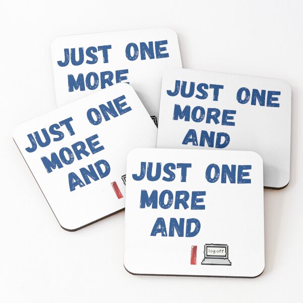 Item preview, Just One More Match And I Log Off – Late Night Gamer Humor Shirt designed and sold by KapiPrint.