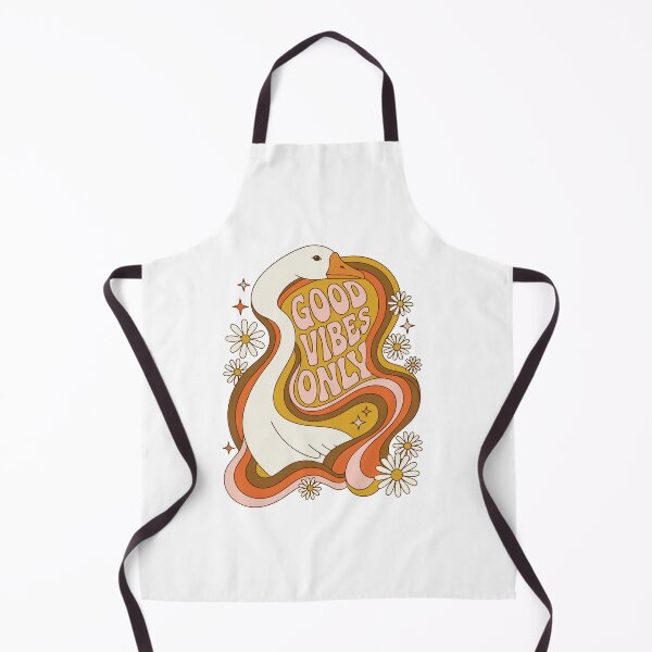 Item preview, Good Vibes Only - Retro 70s Groovy Goose with Flowers designed and sold by AliveStyle.