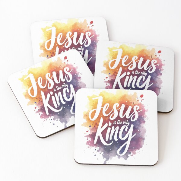 Item preview, Jesus is the only King in Watercolor Topography designed and sold by RWCarpenter.