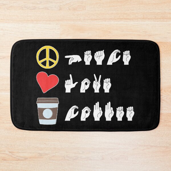 Item preview, ASL Peace Love Coffee I designed and sold by Lemon Pepper.