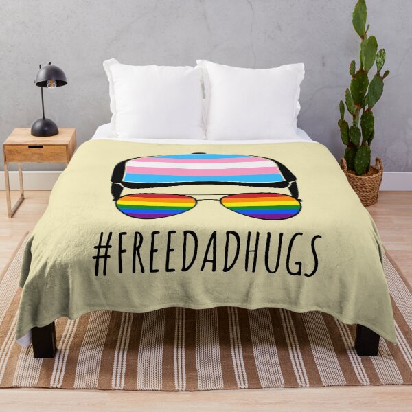Item preview, Free Dad Hugs IV - Aviator Rainbow Gay Trans Pride designed and sold by Lemon Pepper.