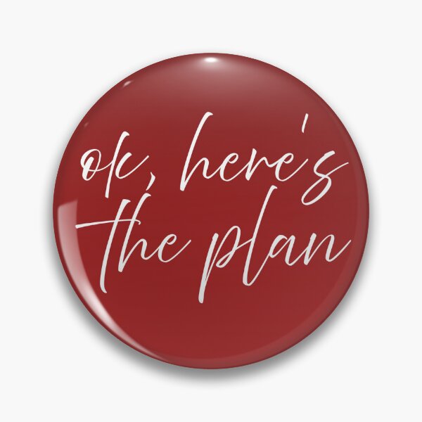 Item preview, Ok Here's The Plan - Minimalist Script Quote (Multi-Color Edition) designed and sold by Maryam_ART.